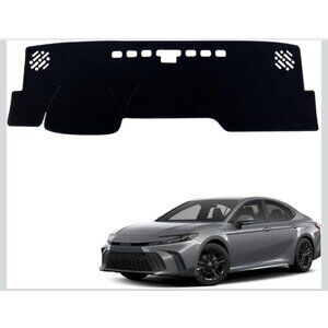 For Toyota Camry LE SE (without HUD) 2025-2026 Car Black Dashboard Dash Mat